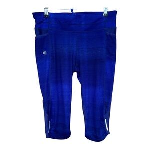 Athleta Icy Haze Be Free Crop Leggings Size MP